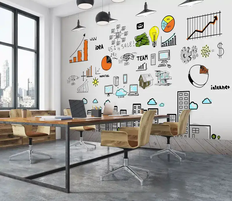 Commercial Wallpaper Installation