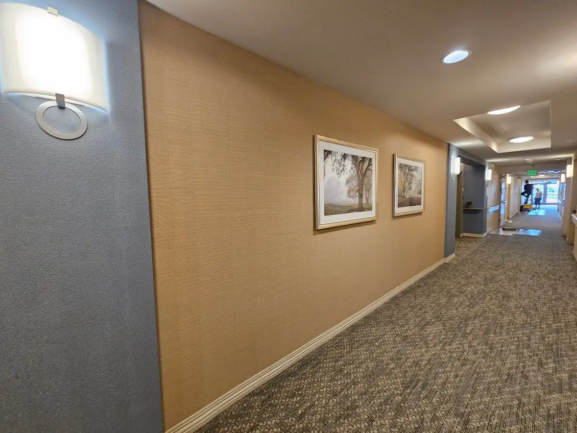 Hotel lobby wallcovering