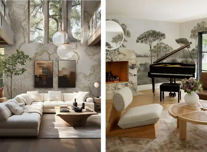 Luxury home wallpaper