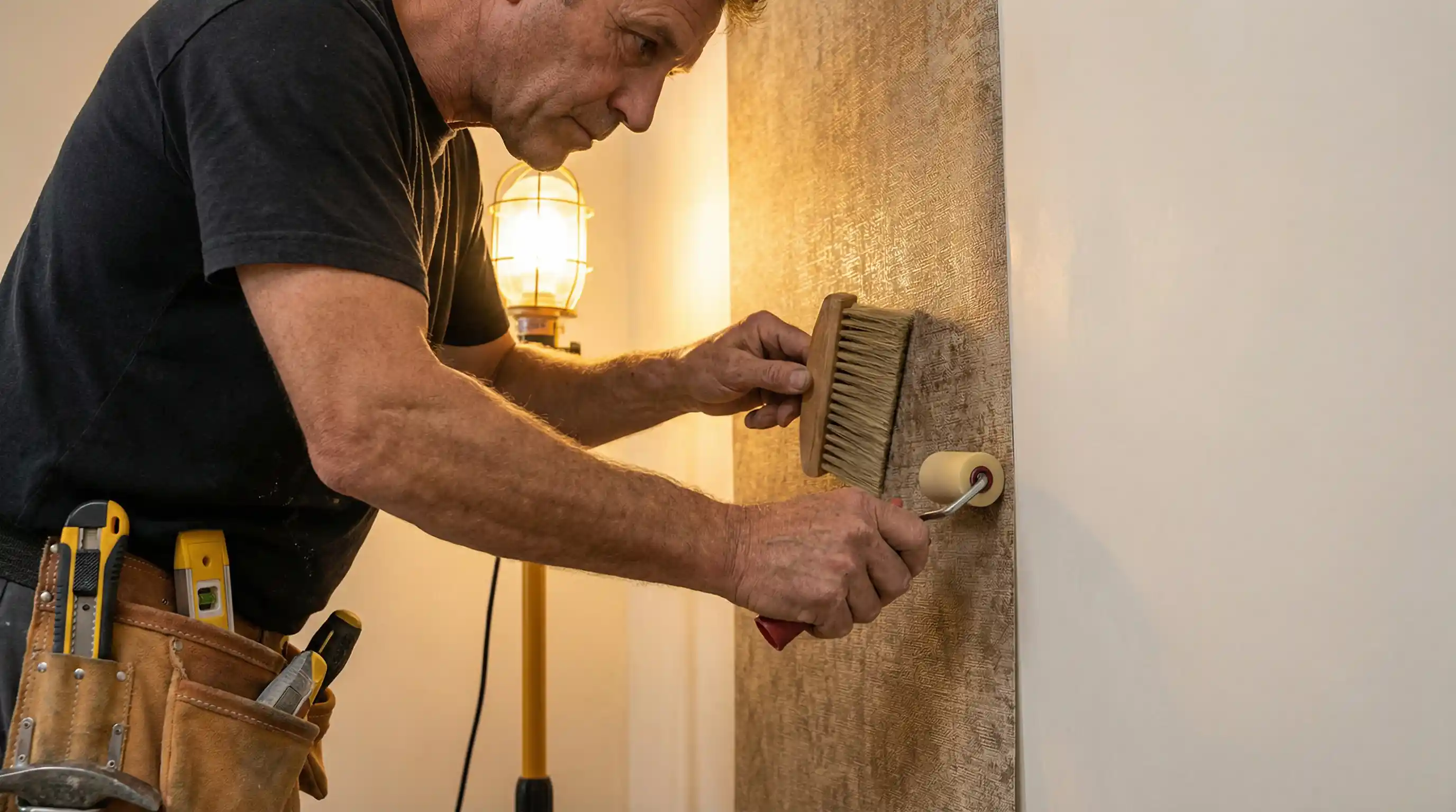 Wall preparation after removal